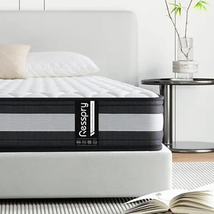 Resspry Double Mattresses,22 CM Hybrid Mattress With Breathable Memory Foam - Picture 1 of 8