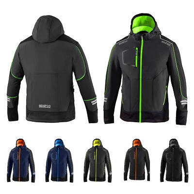 02412 Sparco Racing Technical Softshell Jacket Mechanic Workwear Pitcrew Team - Image 1 of 4