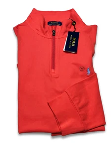 XXL NWT Polo Ralph Lauren Cotton Mesh 1/4 Zip Pullover - Picture 1 of 6