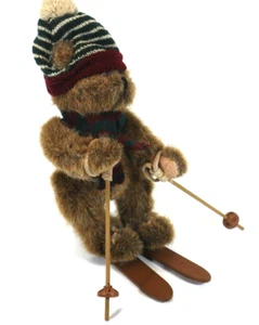 RBOT ski Mogul Russ Berrie Teddy Bear vintage plush 1726 winter alpine lodge - Picture 1 of 6