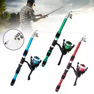 Telescopic Rock Fishing Rod 3.0M Spinning Fly Carp Feeder Light Fly Fishing Rod - Picture 1 of 19