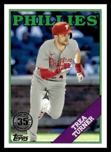 2023 Topps Trea Turner #2T88-44 1988 Topps Insert Philadelphia Phillies - Picture 1 of 2