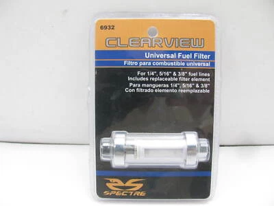 Spectre 6932 Universal Carburetor Fuel Filter For 1/4", 5/16" Or 3/8" Fuel Lines - Image 1 of 3