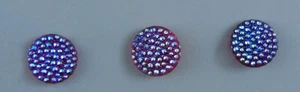 SHIMMERING GLASS CLOTHING BUTTON - Picture 1 of 3