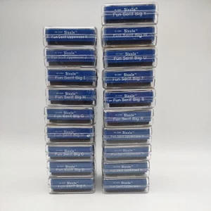 Original Sizzix Blue Letter FUN SERIF Uppercase Alphabet Die Cut ~ Your Choice - Picture 1 of 20