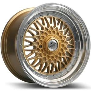 Forzza Malm Rims Alloy Wheels 8.5j 17 Inch 4x100/108 Silver Lip Machined - Picture 1 of 6