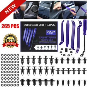 265PCS Car Bumper Retainer Clips Plastic Rivets for GM Ford Toyota Honda Chrysle - Picture 1 of 8