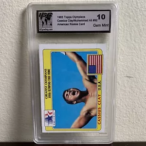 1983 Topps Olympians #92 Cassius Clay Muhammad Ali ICG grade 10 Mint - Picture 1 of 4