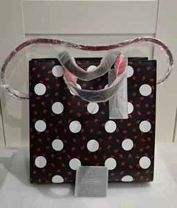Lulu Guinness Medium Polka Dot Lips Davina Tote Bag New with Tags!! - Picture 1 of 18