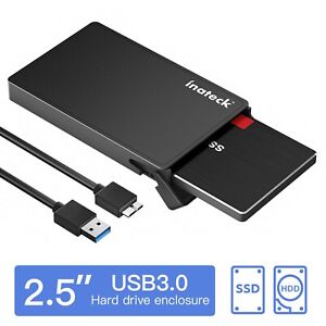 Inateck USB 3.0 External Hard Drive Enclosure For 2.5" SATA HDD/SSD Support UASP