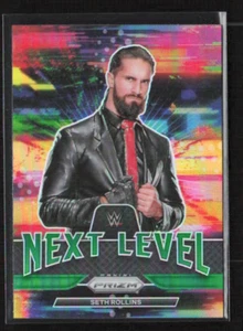 2022 Panini Prizm WWE Next Level Prizms Green #9 Seth Rollins! *PWE* - Picture 1 of 2