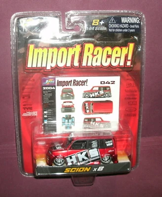 Coche diecast Scion xB XP30 escala 1/64 2000 (3") Jada Import Racer 042 rojo Foto 1 de 3