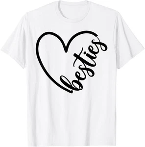Besties Cute Matching Mother Daughter Best Friend Womens T-Shirt Hoodie - Picture 1 of 14