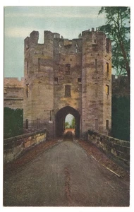 Warwick Castle Barbican Gatehouse Postkarte Warwickshire England - Bild 1 von 2