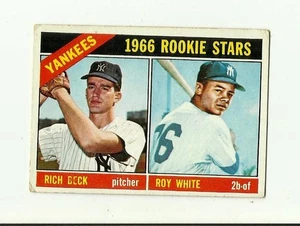 1966 TOPPS #234 New York Yankees Rookie Stars: White Beck: Baseball Card: MLB - Picture 1 of 2