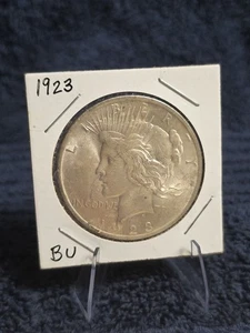1923 P 90% Silver Peace Dollar NR AUCTION NICE COIN - Picture 1 of 4