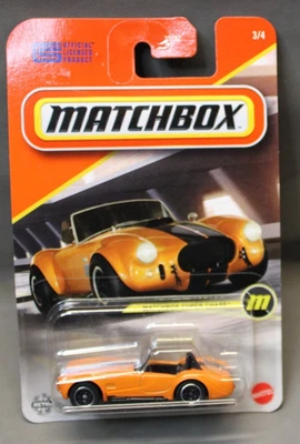 Matchbox 2025 Super Chase 1965 Shelby Cobra 427 como nuevo en tarjeta $ Foto 1 de 2