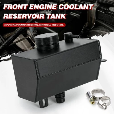 For 2018-2024 Jeep Wrangler JL JLU 2.0L Engine Coolant Reservoir 68364312AC - Image 1 of 4