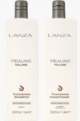  LANZA Healing Volume Thickening Shampoo & Conditioner 33.8oz/ 1000ml - Image 1 of 2