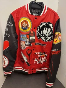 Parches de chaqueta Letterman estilo universitario mediano Reason X Chucky Collab Chucky - Imagen 1 de 14