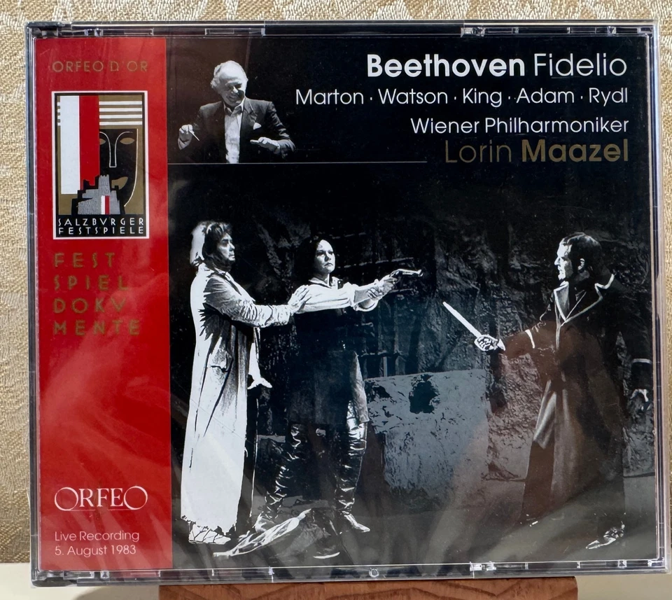 Beethoven: Fidelio: Beethoven, Marton, Watson, King, Adam, Rydi (CD) -NEW SEALED - Image 1 of 2