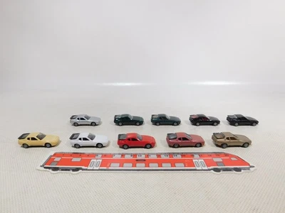 Herpa 1:87 H0 10X Modello PKW Auto Porsche 944 Molto Buono/Mint #EI74-0,5 - Immagine 1 di 4