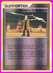 Carte Pokemon "SUPPORTER" PLATINE Enquête de Beladonis 109/127 UNCO ◊ HOLO VF - Bild 1 von 1