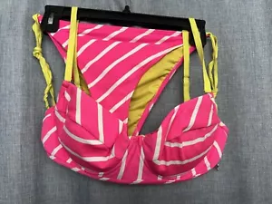 Juicy Couture 2pc Women's Bikini Bathing Suit Size Large Adjustable - Picture 1 of 5