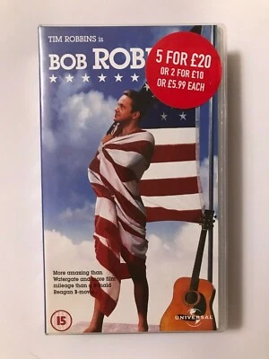 Bob Roberts - VHS VIDEO TAPE (2000 Packaging) Tim Robbins, Alan Rickman - Image 1 of 3