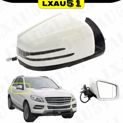 Espejo retrovisor de charco giratorio térmico pintado derecho derecho para Mercedes Benz W164 X164 2005-2011 Foto 1 de 4