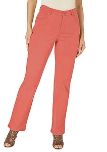 Gloria Vanderbilt Women's Amanda Classic Fit Tapered Leg Jeans Coral Nectar - Picture 1 of 1