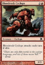 BLOODROCK CYCLOPS 10th Edition MTG Magic the Gathering Cards DJMagic