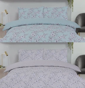NightComfort Percale Apple Blossom Duvet Cover Set with Pillowcase - Picture 1 of 10