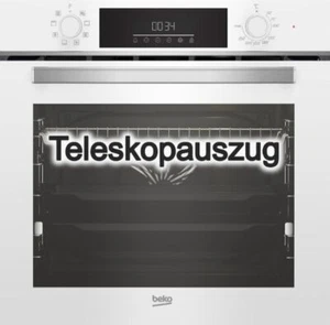 Einbau-Backofen Beko Teleskopauszug SteamShine® weiß BBIM14300WMS - Bild 1 von 6
