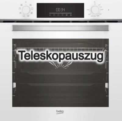 Einbau-Backofen Beko Teleskopauszug SteamShine® weiß BBIM14300WMS - Bild 1 von 4