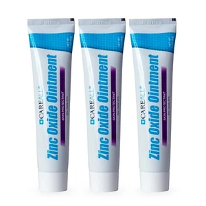 Zinc Oxide 20% Skin Protectant Barrier Ointment 2 Oz (3 Pack), Relieves, Treats  - Picture 1 of 7