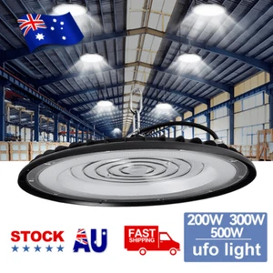 High Bay LED Light 200W 300W 500W UFO Industrial Workshop Warehouse Factory Lamp - Picture 1 of 17