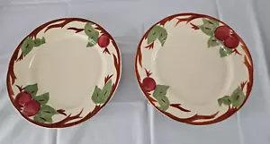 "Juego de 2 platos de cena vintage de manzana franciscana de 10 1/2" - ¡BONITOS!¡! - Imagen 1 de 6