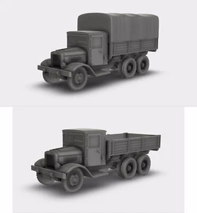 YAG-10 LKW Pritsche-Plane USSR Bausatz 3D Druck 1:87 - 1:35 - Picture 1 of 10