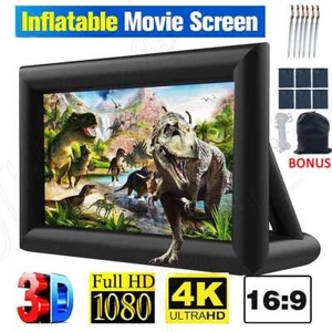 4M x 3M Inflatable Giant Movie Screen 16:9 Outdoor Projector Cinema Theatre New - Picture 1 of 11