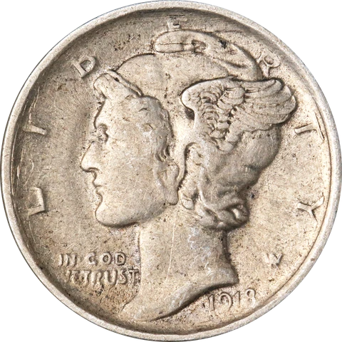 1918-D Mercury Dime Great Deals From The Executive Coin Company Cover