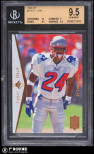 Ty Law RC BGS 9.5: 1995 SP Rookie Card Highest Subgrades POP 10