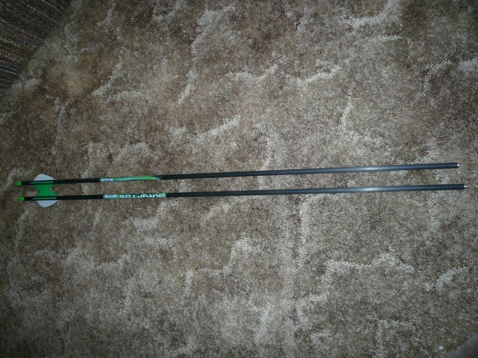 NEW Allen Kryptos 29in Arrows 50-70lbs Lot of 2 Archery w Vanes Nocks Inserts - Image 1 of 2