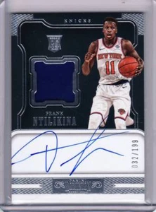 2017/18 Panini Dominion Jersey Auto Rookie RC Frank Ntilikina Knicks 32/199 - Picture 1 of 1