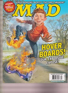 MAD MAGAZINE #538 APRIL 2016, HOVER BOARDS!, NEW NO LABEL. - Picture 1 of 1