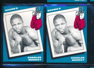 Lot (2) 1990 Brown's Boxing #51 Charles Murray Jr. Welterweight (AL74) SWSW6 - Picture 1 of 2