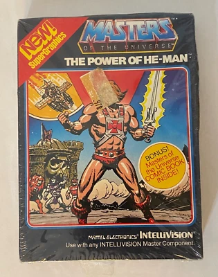 Intellivision Game - MASTERS OF THE UNIVERSE - POWER OF HE-MAN  - New Sealed - Image 1 of 3
