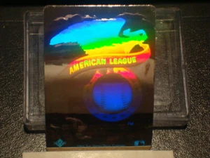 LOT F (5) 1991 UPPER DECK AMERICAN LEAGUE EAST HOLOGRAMS - Picture 1 of 10