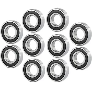 6207 2RS Ball Bearing Deep Groove Rubber Sealed 35x72x17mm 10PCS - Picture 1 of 1