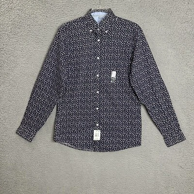 Camisa con botones Izod para hombre S 14-14,5 ventaja rendimiento calce ajustado manga larga nueva con etiquetas Foto 1 de 4